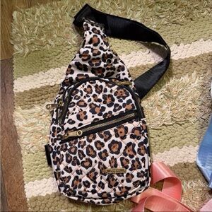 Leopard Print Sling Bag